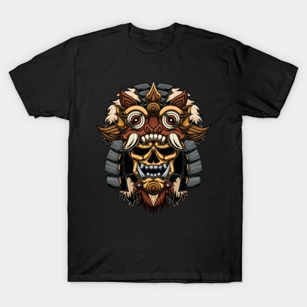 Mistic Mask Bali Oni T-Shirt by BJManchester